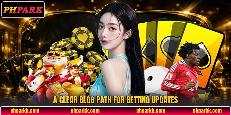 A clear blog path for betting updates