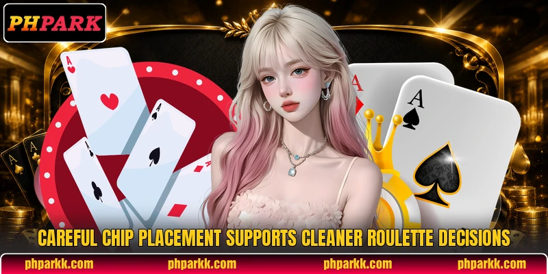 Careful chip placement supports cleaner roulette decisions