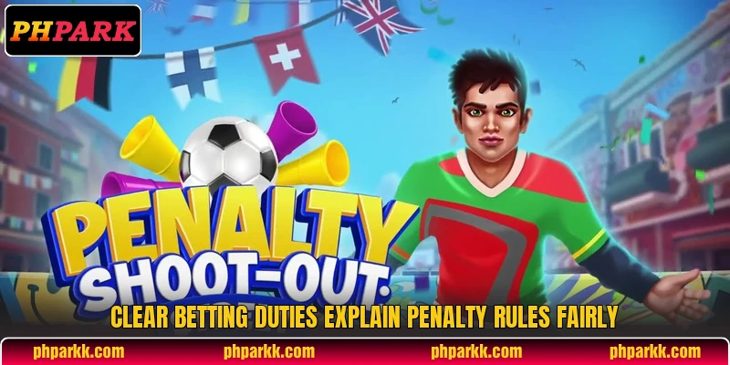 Clear betting duties explain Penalty rules fairly Clear betting duties explain Penalty rules fairly