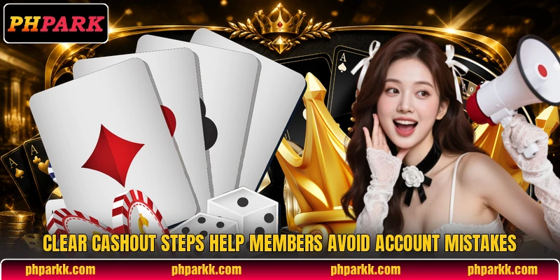 Clear cashout steps help members avoid account mistakes Clear cashout steps help members avoid account mistakes