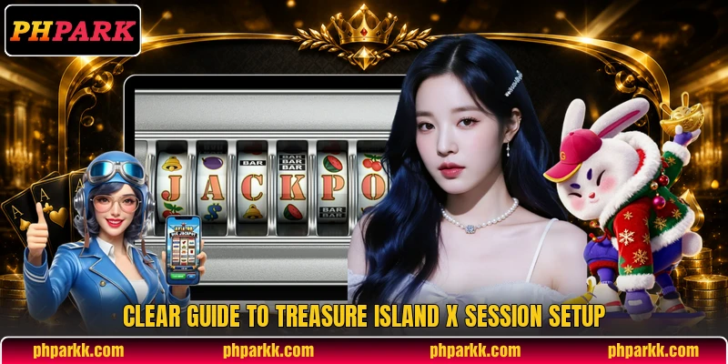 Clear guide to Treasure Island X session setup