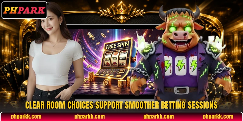 Clear room choices support smoother betting sessions Clear room choices support smoother betting sessions
