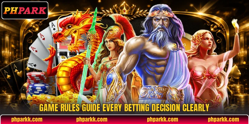 Game rules guide every betting decision clearly