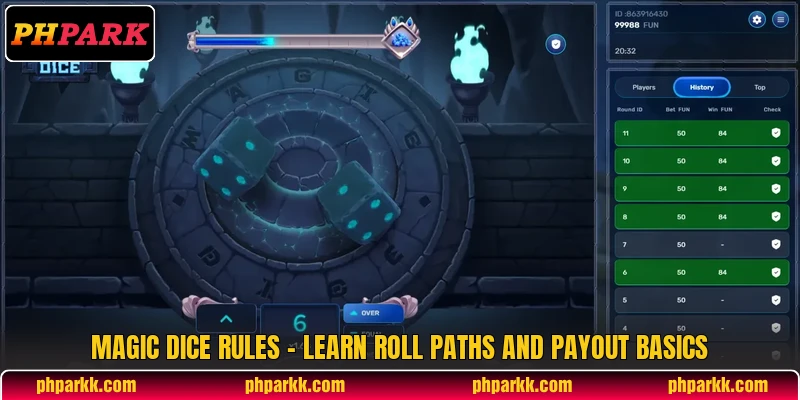 Magic Dice Rules - Learn Roll Paths And Payout Basics