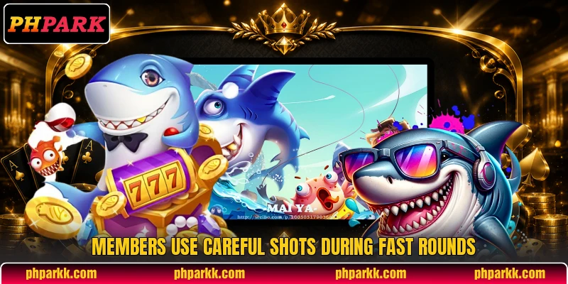 Members use careful shots during fast rounds