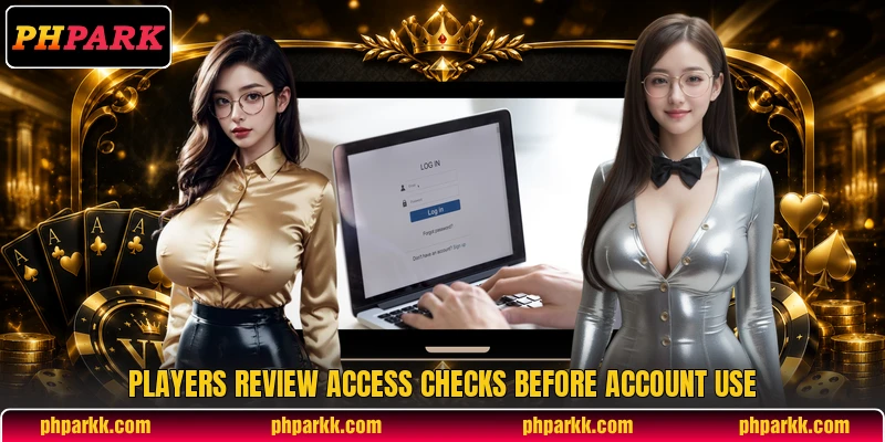 Players review access checks before account use