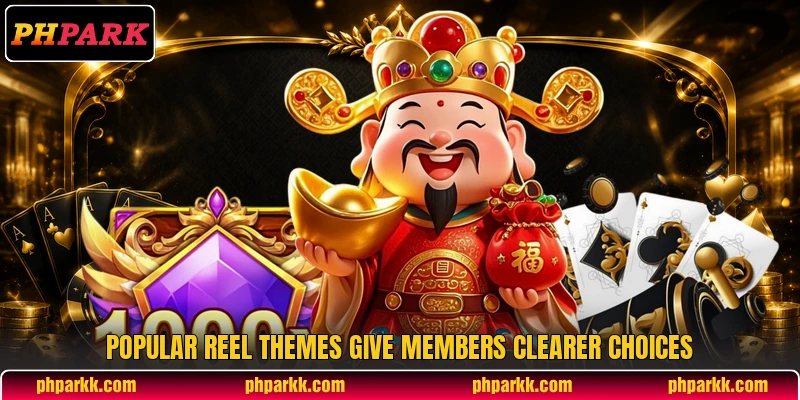 Popular reel themes give members clearer choices Popular reel themes give members clearer choices