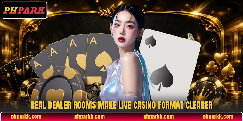 Real dealer rooms make live casino format clearer Real dealer rooms make live casino format clearer