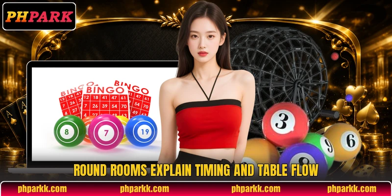 Round rooms explain timing and table flow