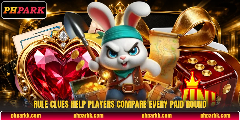 Rule clues help players compare every paid round Rule clues help players compare every paid round