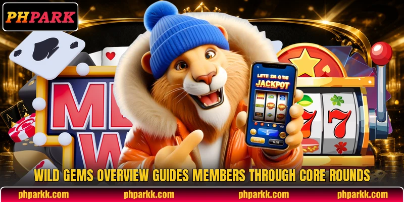 Wild Gems overview guides members through core rounds